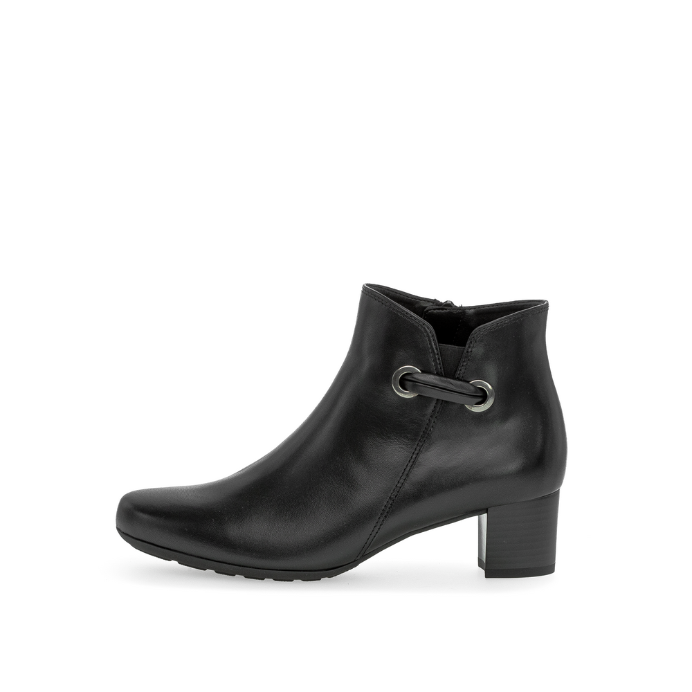 Gabor black leather boots hotsell